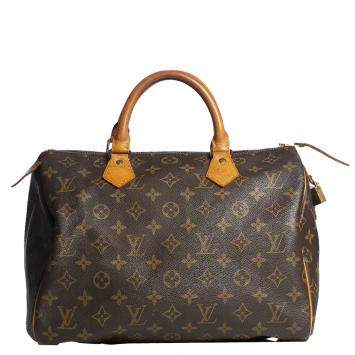 Pre Owned Louis Vuitton Monogram Canvas Speedy 30 Bag