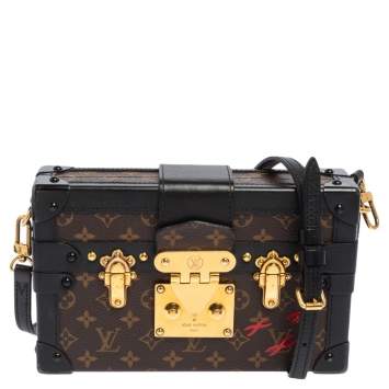 Pre Owned Louis Vuitton Monogram Canvas Petite Malle Bag
