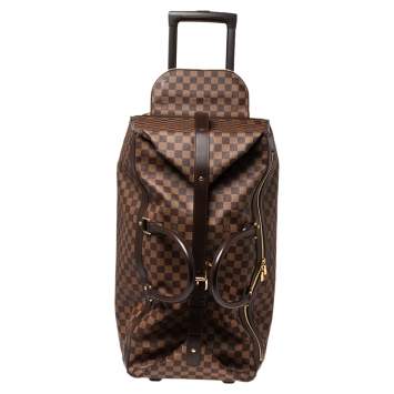 Pre Owned Louis Vuitton Damier Ebene Canvas Eole 60 Rolling Luggage