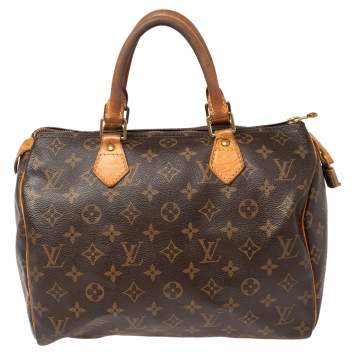 Pre Owned Louis Vuitton Monogram Canvas Speedy 30 Bag