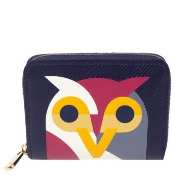 Pre Owned Louis Vuitton Iris Epi Leather Owl Zippy Coin Purse	