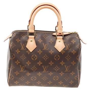 Pre Owned Louis Vuitton Monogram Canvas Speedy 25 Bag