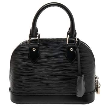 Pre Owned Louis Vuitton Black Epi Leather Alma BB Bag