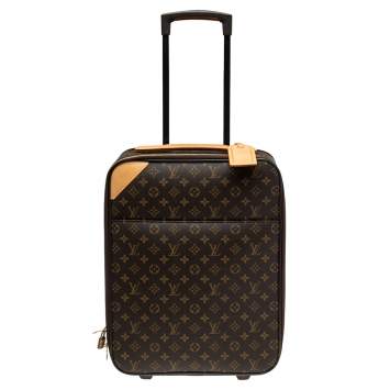 Pre Owned Louis Vuitton Monogram Canvas Pegase 45 Luggage