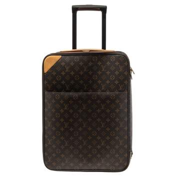 Pre Owned Louis Vuitton Monogram Canvas Business Pegase Legere 55 Luggage