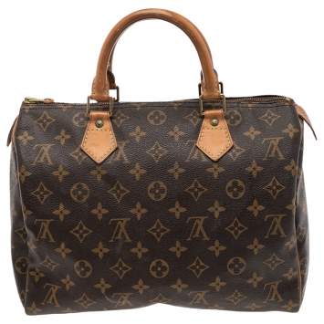 Pre Owned Louis Vuitton Monogram Canvas Speedy 30 Bag