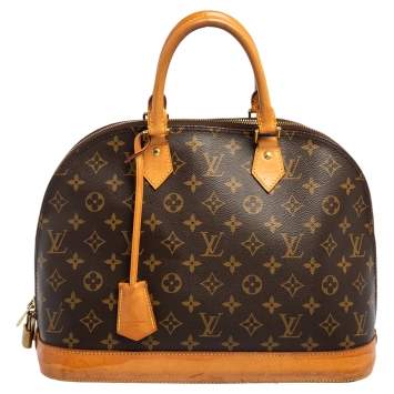 Pre Owned Louis Vuitton Monogram Canvas Alma MM Bag