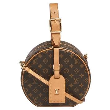 Pre Owned Louis Vuitton Monogram Canvas Petite Boite Chapeau Bag