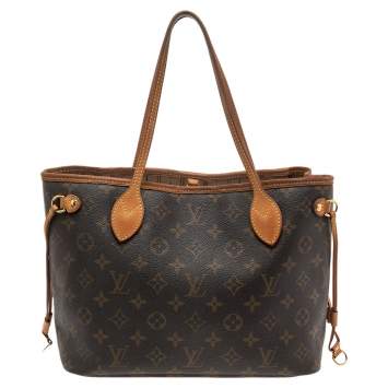 Pre Owned Louis Vuitton Monogram Canvas Neverfull PM Bag
