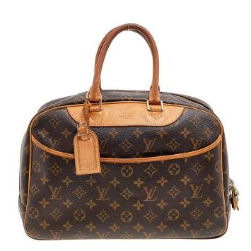 Pre Owned Louis Vuitton Monogram Canvas Deauville Bag