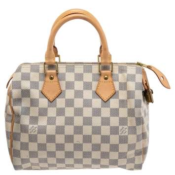 مملوكة مسبقًا Louis Vuitton Damier Azur Canvas Speedy 25 Bag