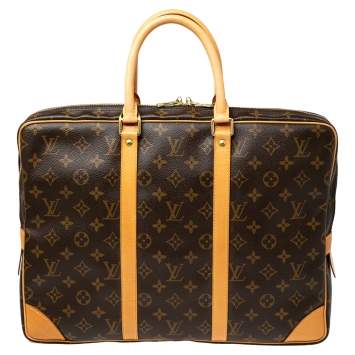 Pre Owned Louis Vuitton Monogram Canvas Porte Documents Voyage Briefcase