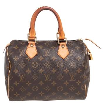 Pre Owned Louis Vuitton Monogram Canvas Speedy 25 Bag