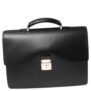 Pre Owned Louis Vuitton Black Epi Leather Robusto 1 Briefcase