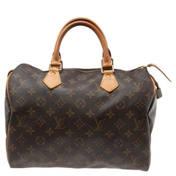 مملوكة مسبقًا Louis Vuitton Monogram Canvas and Leather Speedy 30 Bag