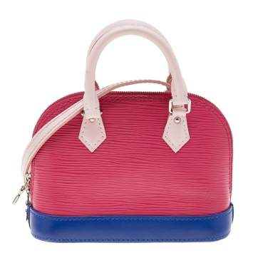 Pre Owned Louis Vuitton Tricolor Epi Leather Nano Alma Bag
