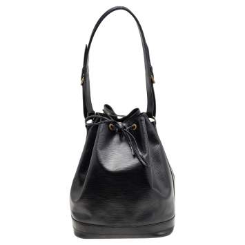 Pre Owned Louis Vuitton Black Epi Leather Noe Bag