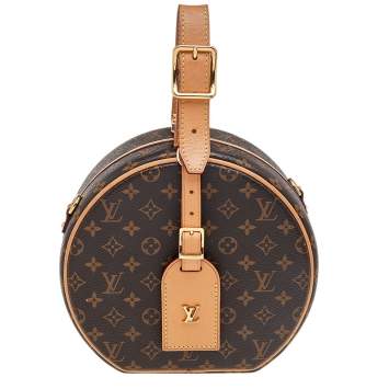 Pre Owned Louis Vuitton Monogram Canvas Petite Boite Chapeau Bag
