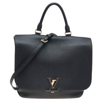 Pre Owned Louis Vuitton Black Taurillon Leather Volta Bag