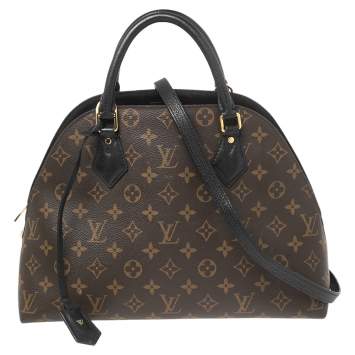 Pre Owned Louis Vuitton Brown Monogram Canvas Alma B'N'B Bag