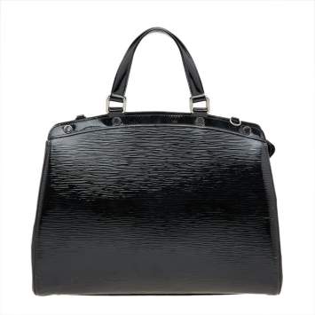 Pre Owned Louis Vuitton Black Electric Epi Leather Brea GM Bag
