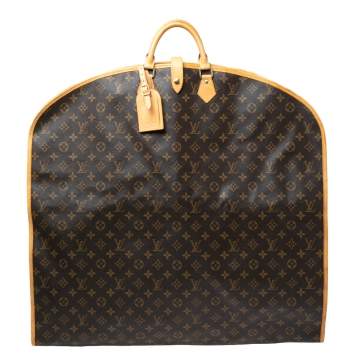 Pre Owned Louis Vuitton Monogram Canvas and Leather Garment Cover