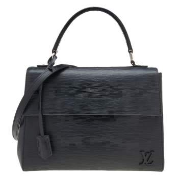 Pre Owned Louis Vuitton Black Epi Leather Cluny MM Bag