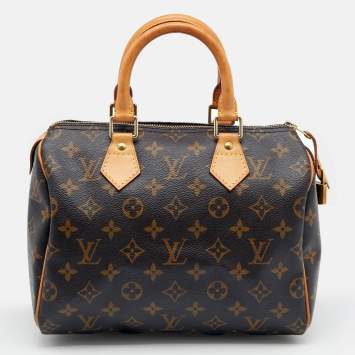 Pre Owned Louis Vuitton Monogram Canvas Speedy 25 Bag
