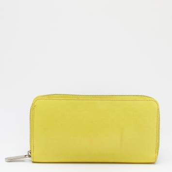 Pre Owned Louis Vuitton Yellow Damier Facette Zippy Wallet