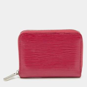مملوكة مسبقًا Louis Vuitton Fuchsia Epi Leather Zippy Coin Purse