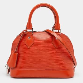Pre Owned Louis Vuitton Piment Epi Leather Alma BB Bag