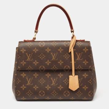 Pre Owned Louis Vuitton Monogram Canvas and Leather Cluny BB Bag