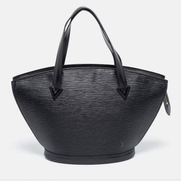 Pre Owned Louis Vuitton Black Epi Leather Saint Jacques PM Bag