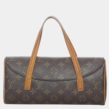 Pre Owned Louis Vuitton Brown Monogram Sonatine