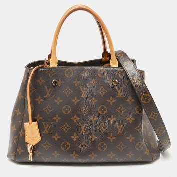 Pre Owned Louis Vuitton Monogram Canvas Montaigne MM Bag