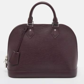 Pre Owned Louis Vuitton Quetsche Epi Leather Alma PM Bag