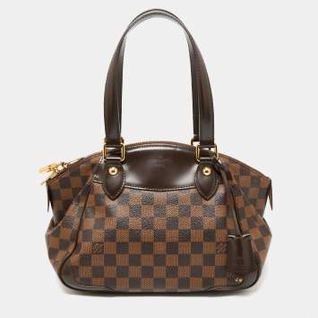 Pre Owned Louis Vuitton Damier Ebene Canvas Verona PM Bag