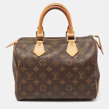 Pre Owned Louis Vuitton Monogram Canvas Speedy 25 Bag