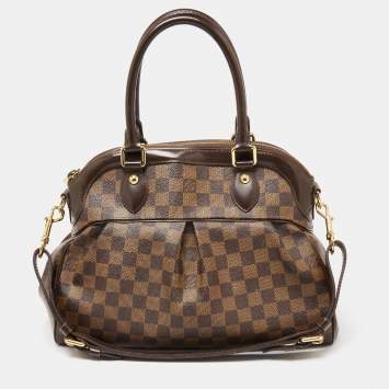 Pre Owned Louis Vuitton Damier Ebene Canvas Trevi PM Bag