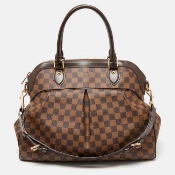 Pre Owned Louis Vuitton Damier Ebene Canvas Trevi GM Bag