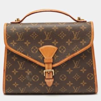 Pre Owned Louis Vuitton Monogram Canvas Beverly Briefcase PM Bag