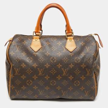 Pre Owned Louis Vuitton Monogram Canvas Speedy 30 Bag