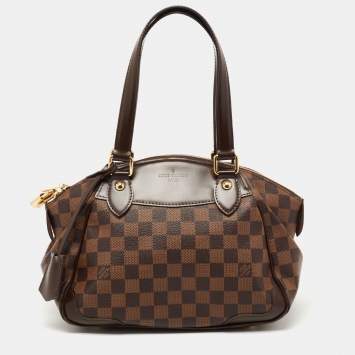 Pre Owned Louis Vuitton Damier Ebene Canvas Verona PM Bag