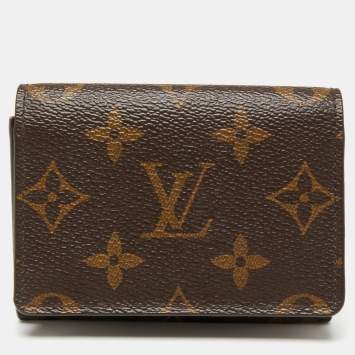 Pre Owned Louis Vuitton Monogram Canvas Business Card Case