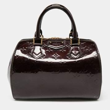 Pre Owned Louis Vuitton Amarante Monogram Vernis Montana Bag