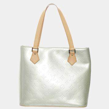 Pre Owned Louis Vuitton Silver/Brown Vernis Houston