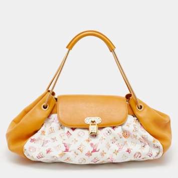 Pre Owned Louis Vuitton Limited Edition Richard Prince Monogram Watercolor Aquarelle Jamais Bag