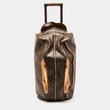 Pre Owned Louis Vuitton Monogram Canvas Eole 60 Rolling Luggage Bag