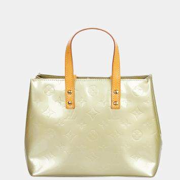 Pre Owned Louis Vuitton Silver Vernis Reade PM