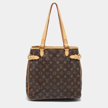 Pre Owned Louis Vuitton Monogram Canvas Batignolles Vertical Bag